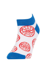 Boys Marvel Spiderman 3-Pack Cotton Ankle Socks