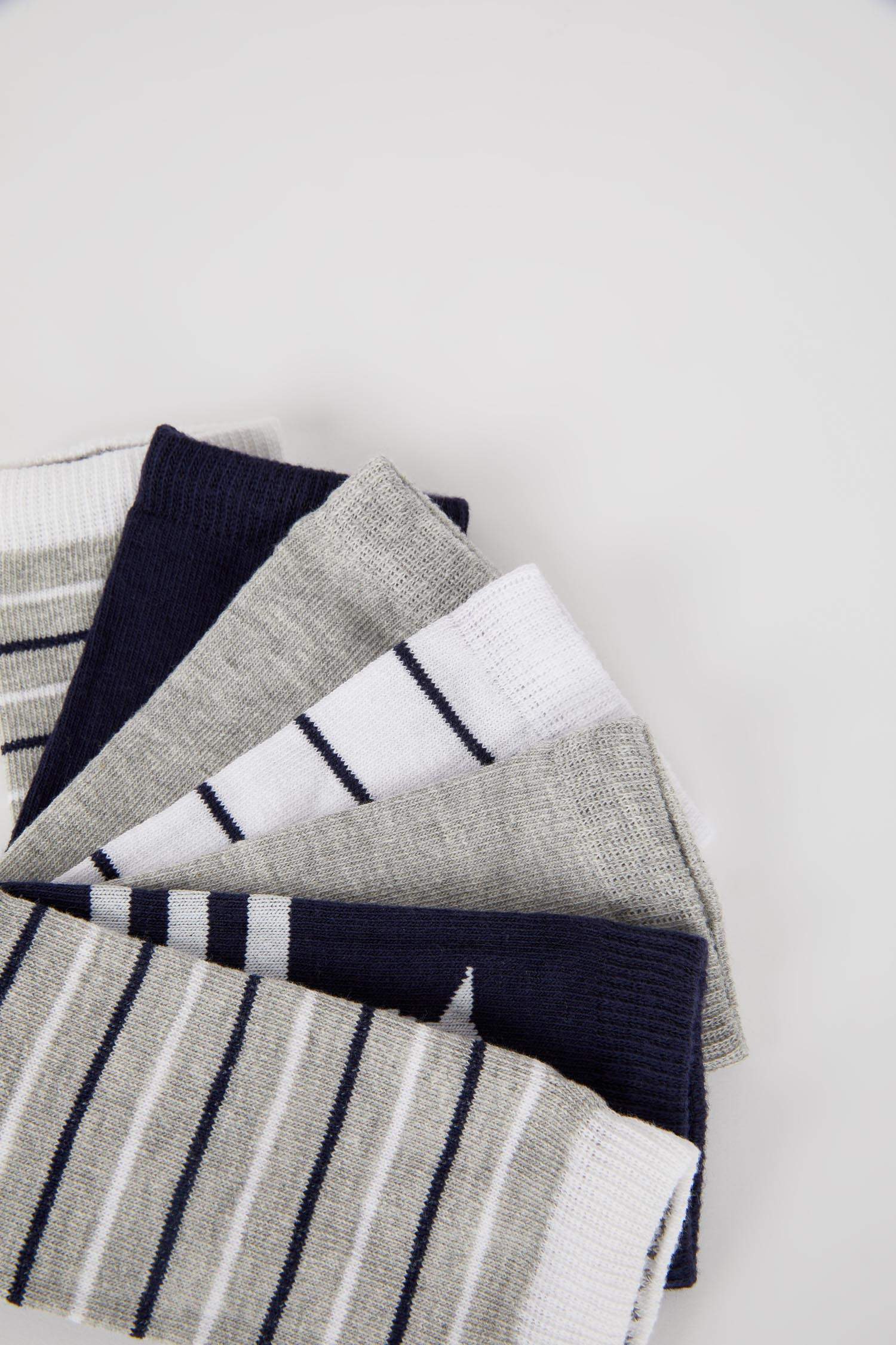 Boys 7-Pack Cotton Ankle Socks