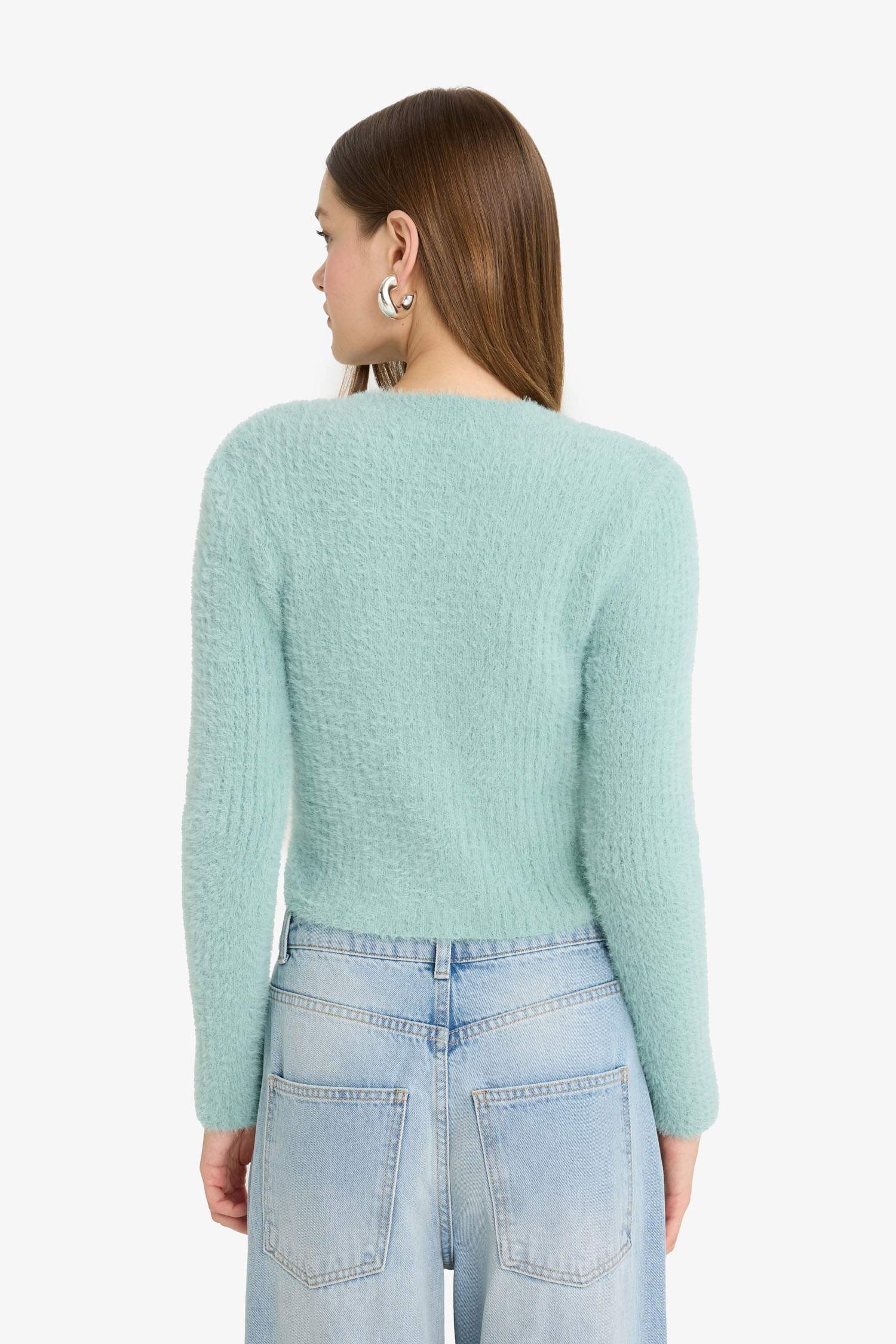 Cool Slim Fit Slim Cut Crew Neck Knitwear Cardigan