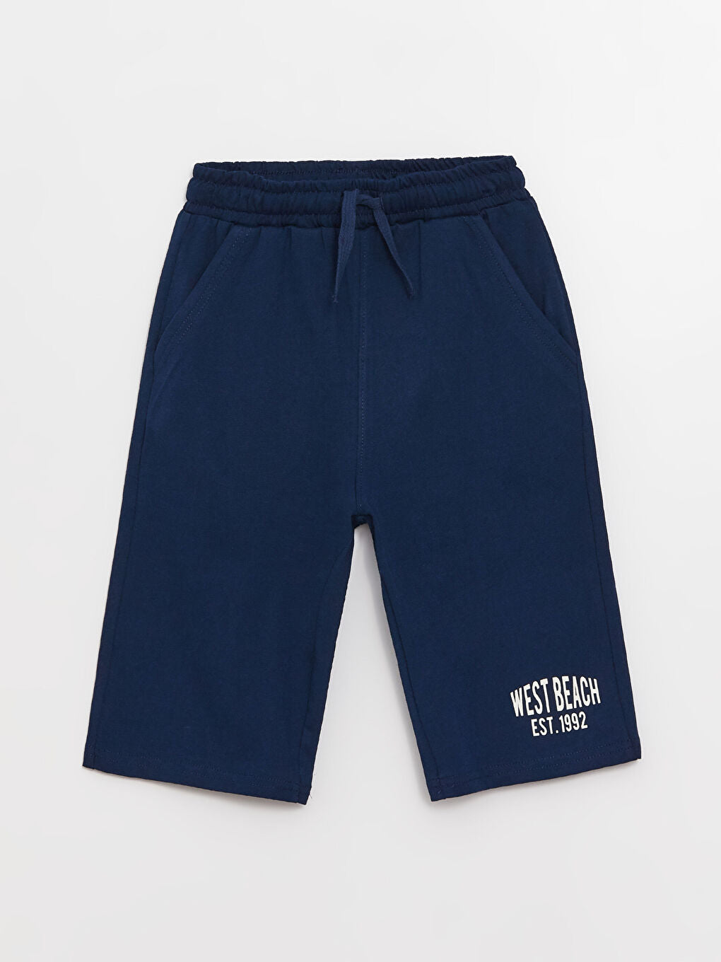 شورت مطبوع مرتفع الخصر