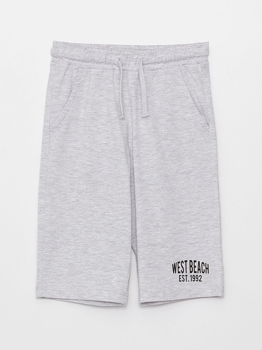 شورت مطبوع مرتفع الخصر