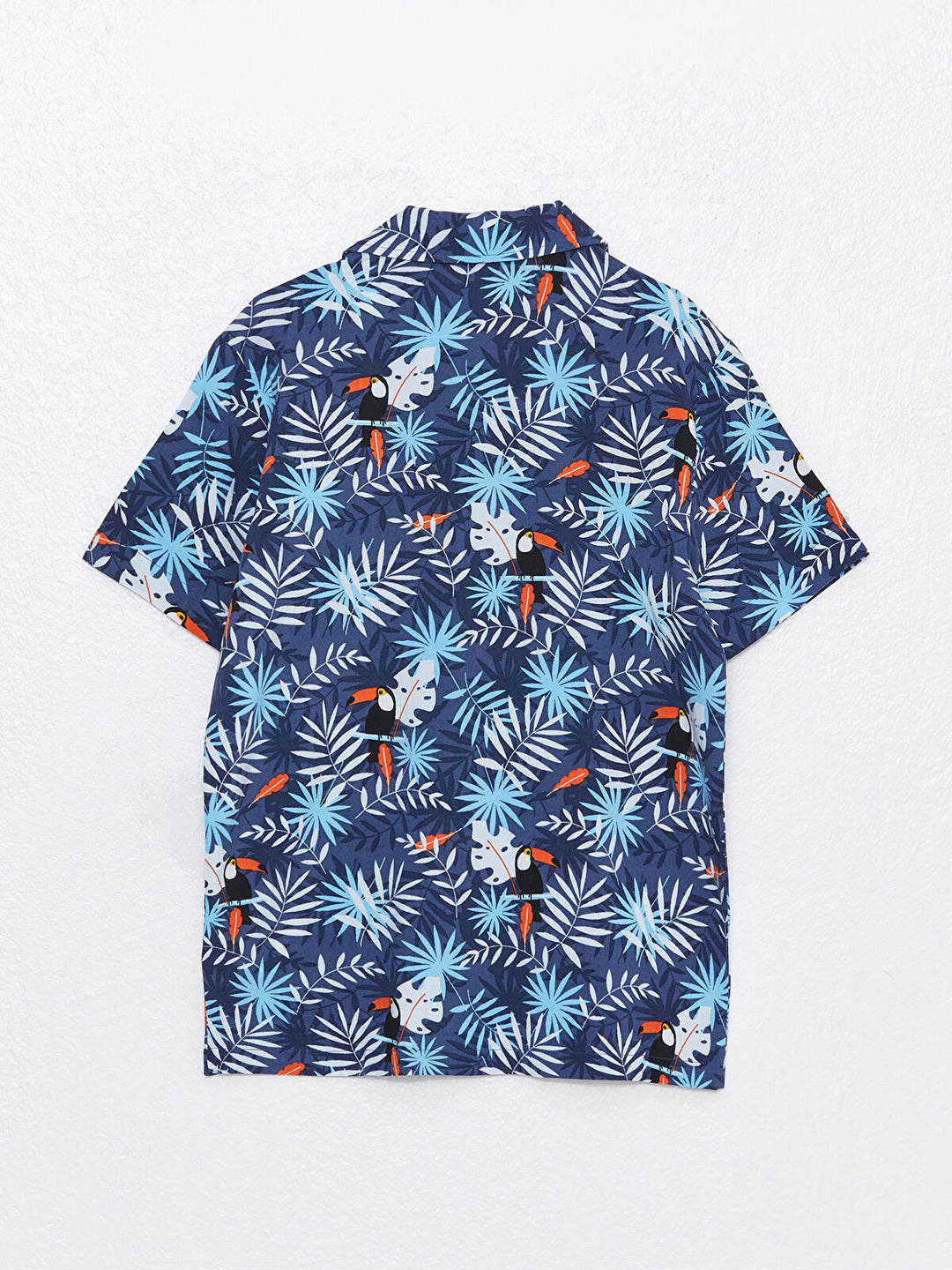 LCW Kids Patterned Short Sleeve Boy Shirt