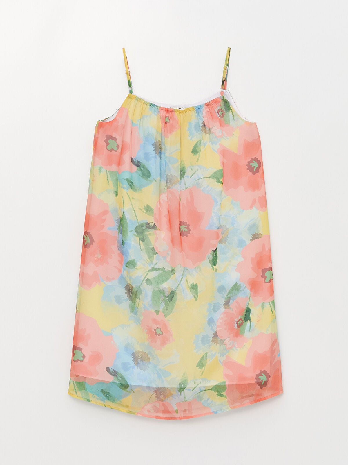 LCW Kids Square Neck Patterned Girl Dress