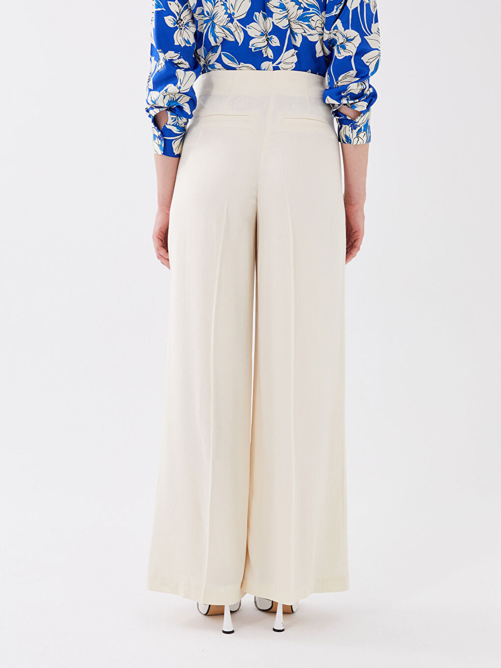 Standard Fit Straight Viscose Women Palazzo Trousers