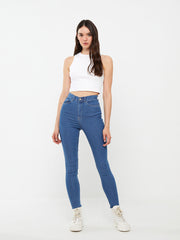 LCW Jeans High Waisted Skinny Fit Women Denim Trousers