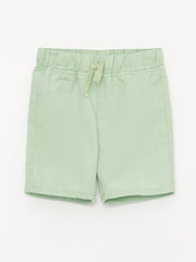 Basic Elastic Waistband Baby Boy Shorts