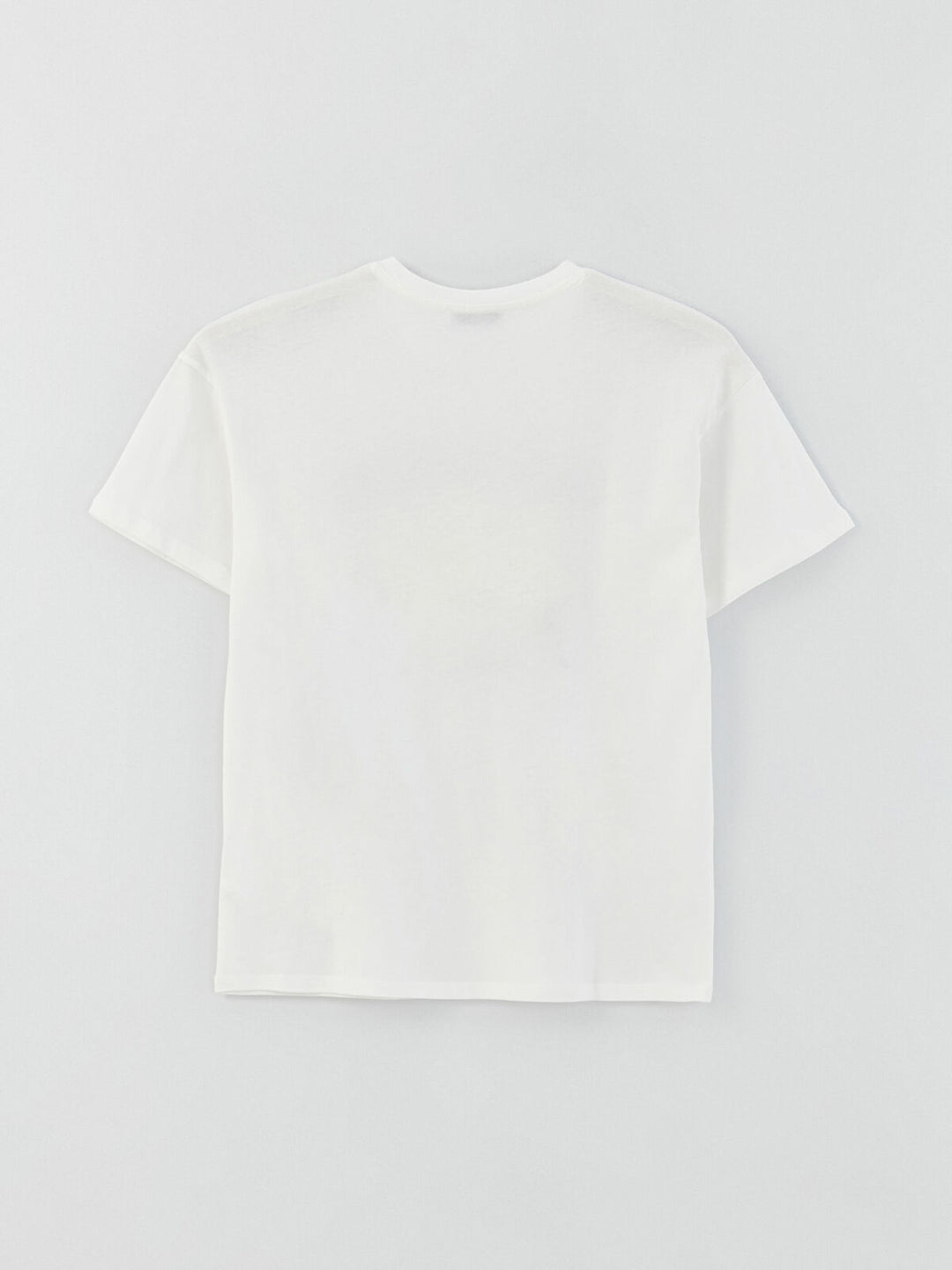 LCW Casual Crew Neck Printed Short Sleeve Women T-shirt