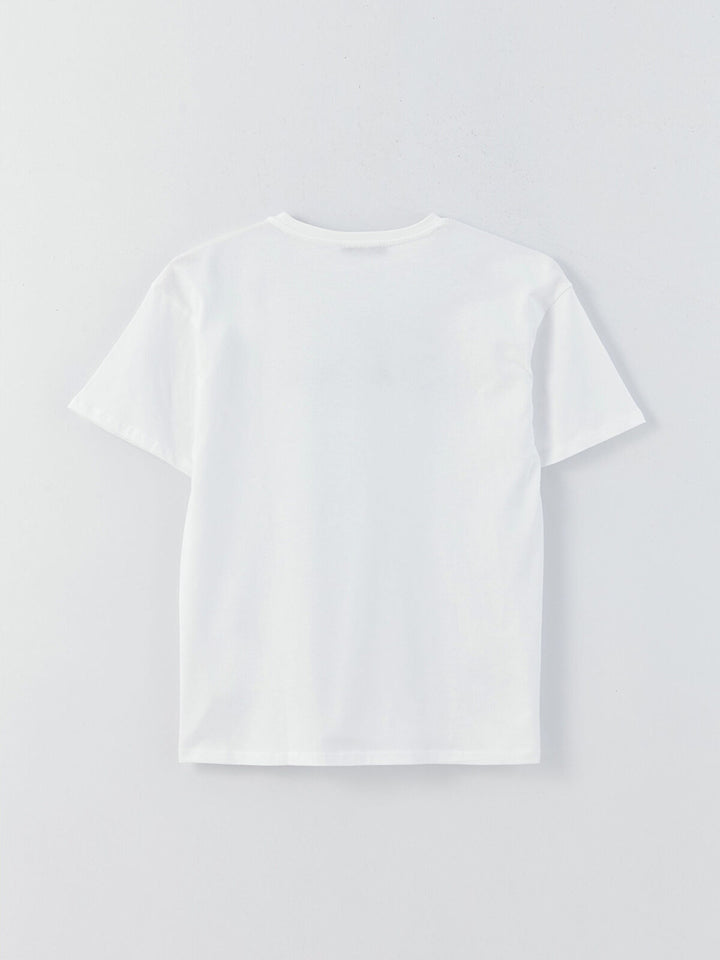 LCW Vision Crew Neck Printed Short Sleeve Women T-shirt