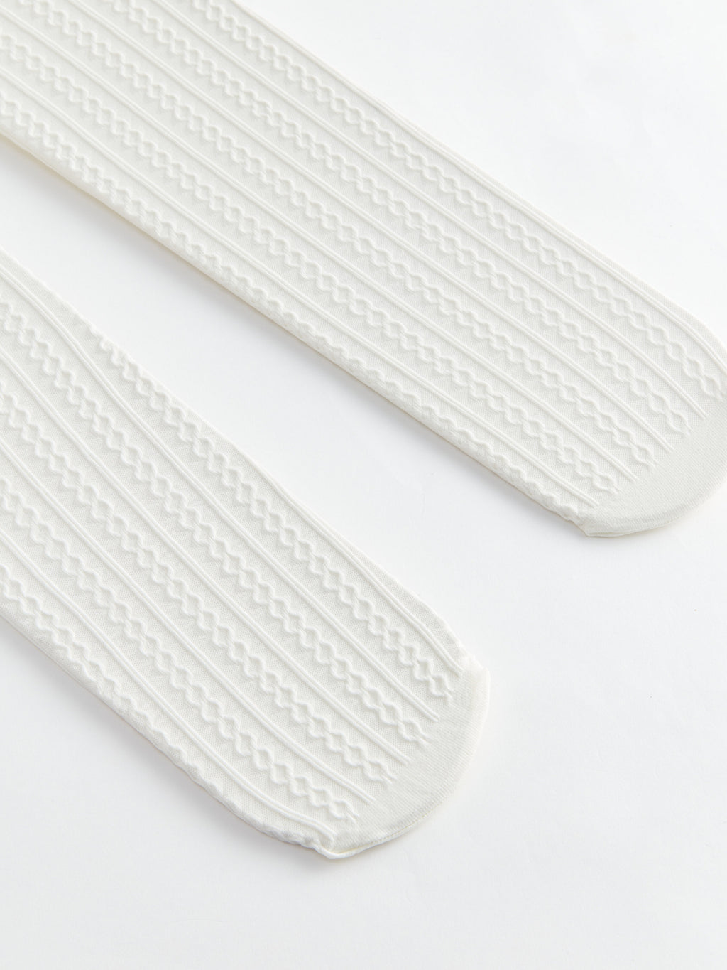 Self-Patterned Girls Thin Pantyhose, Pack Of 2