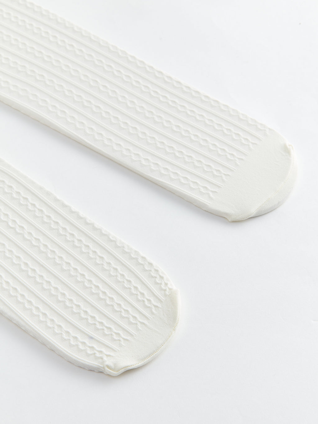 Self-Patterned Girls Thin Pantyhose, Pack Of 2