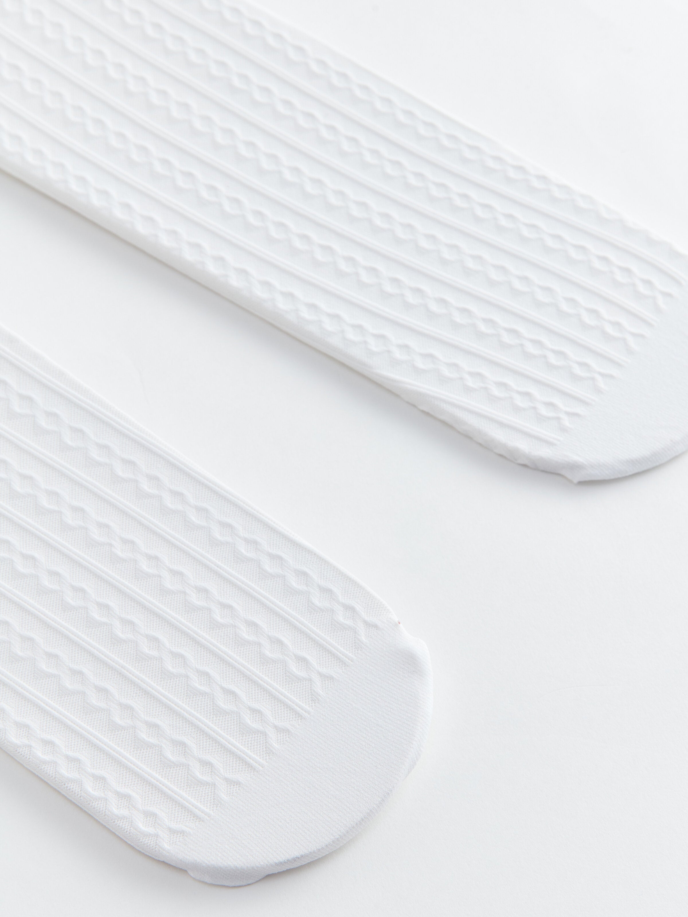 Self-Patterned Girls Thin Pantyhose, Pack Of 2