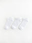 Lace Detailed Girls Booties Socks 3-Piece