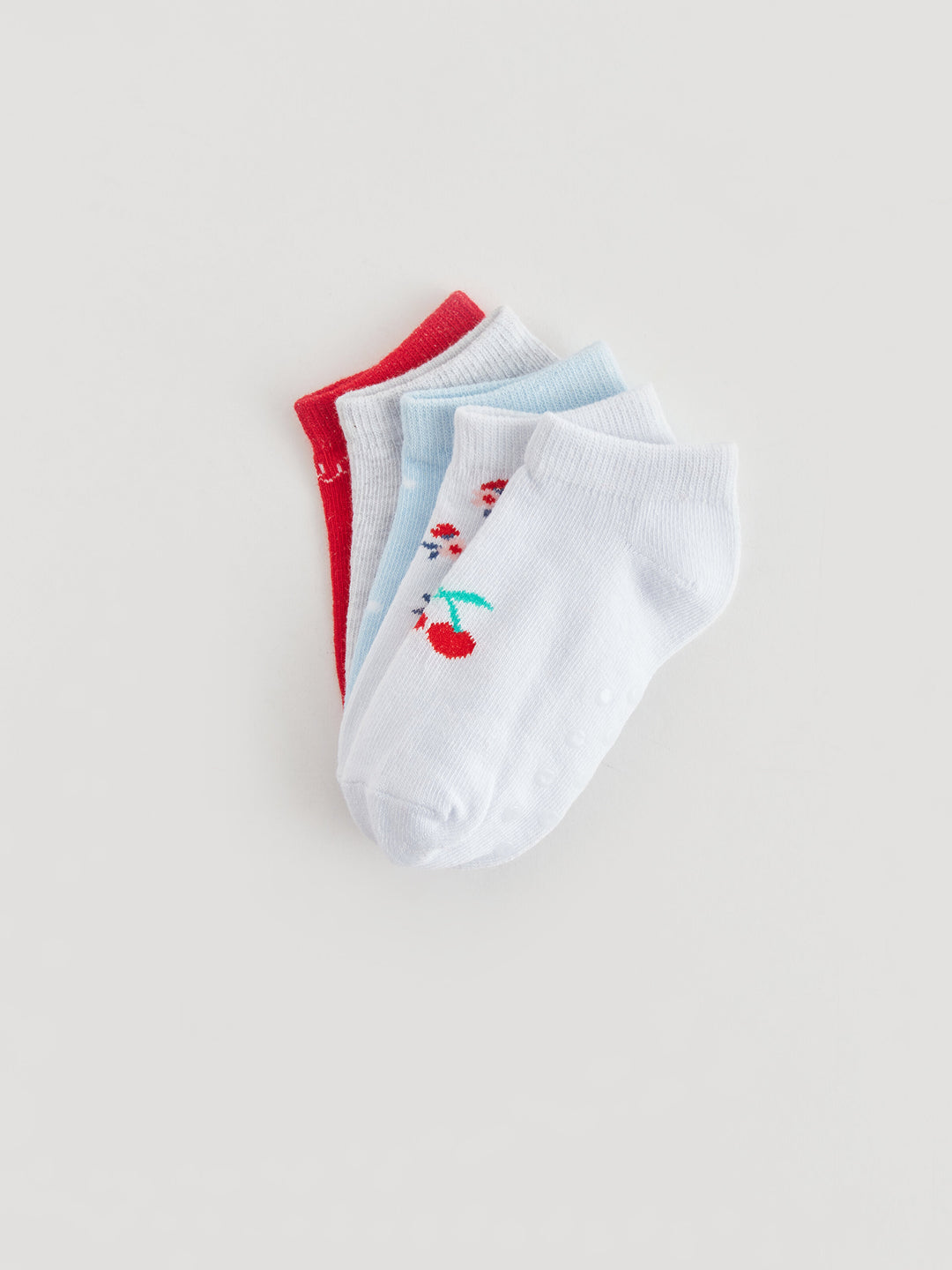 Printed Baby Girls Booties Socks Pack Of 5