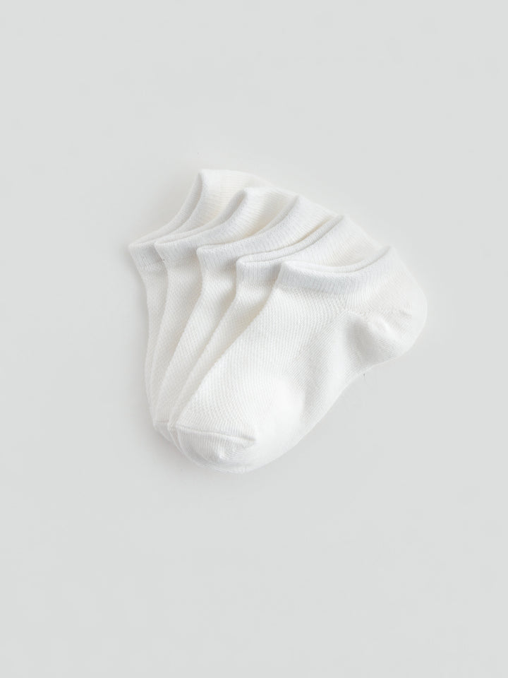Basic Baby Boy Booties Socks 5 Pack