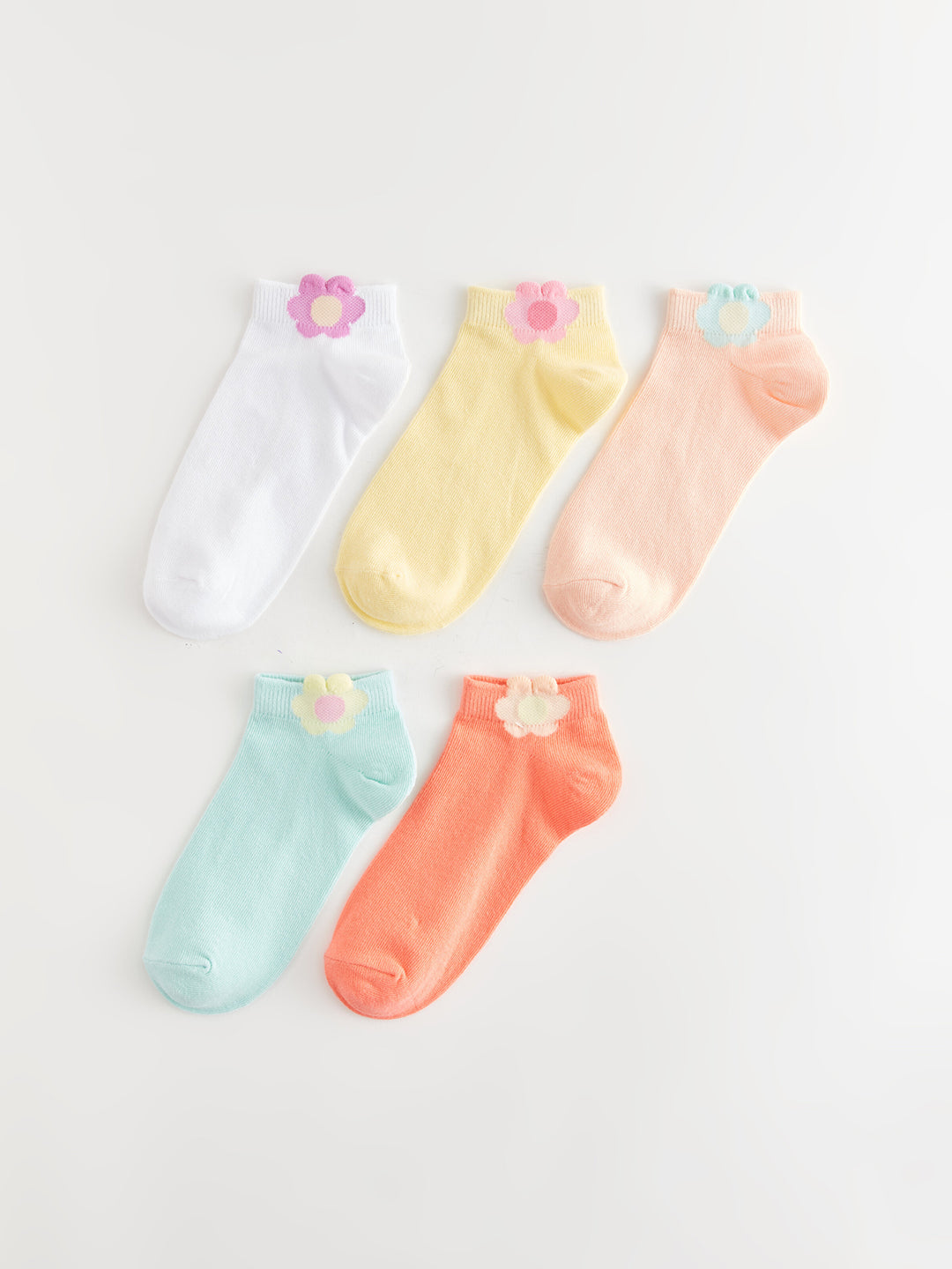 Girls Booties Socks 5-Pack