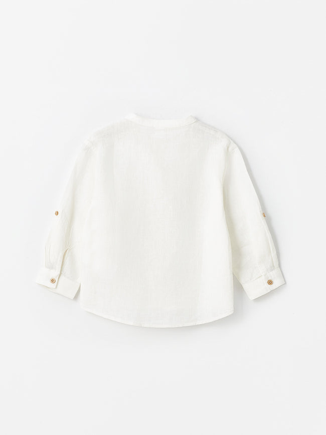 Long Sleeve Basic Baby Boy Shirt Main Image