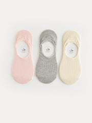 Women Flat Ballerina Socks 3 Pack