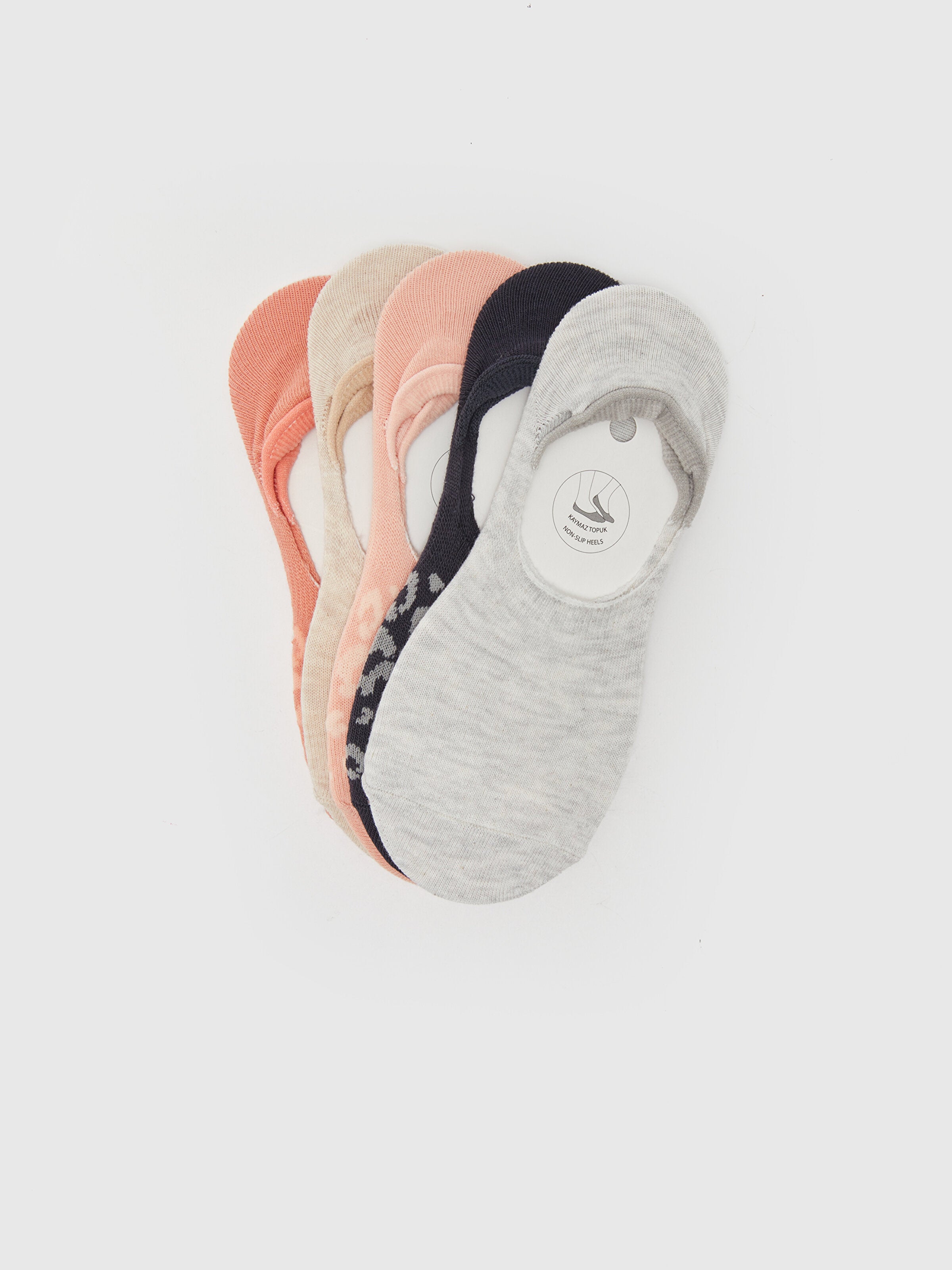 Patterned Women Ballerina Socks 5 Pack