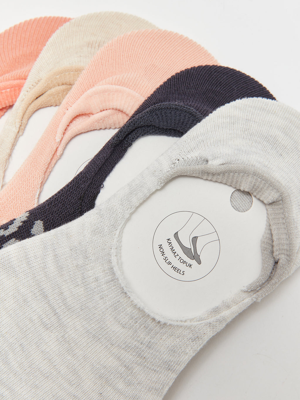 Patterned Women Ballerina Socks 5 Pack