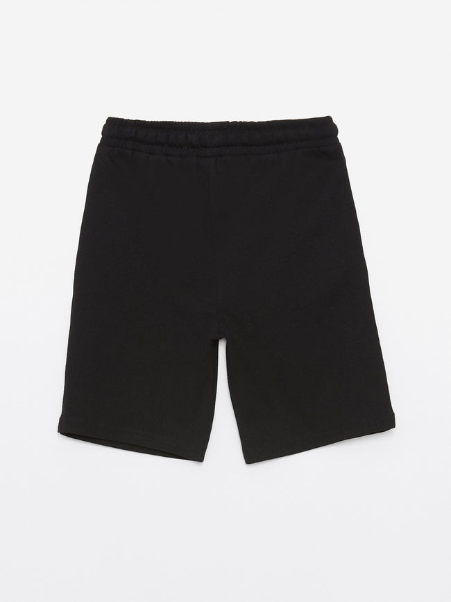 Basic Boy Shorts with Elastic Waist Main Image