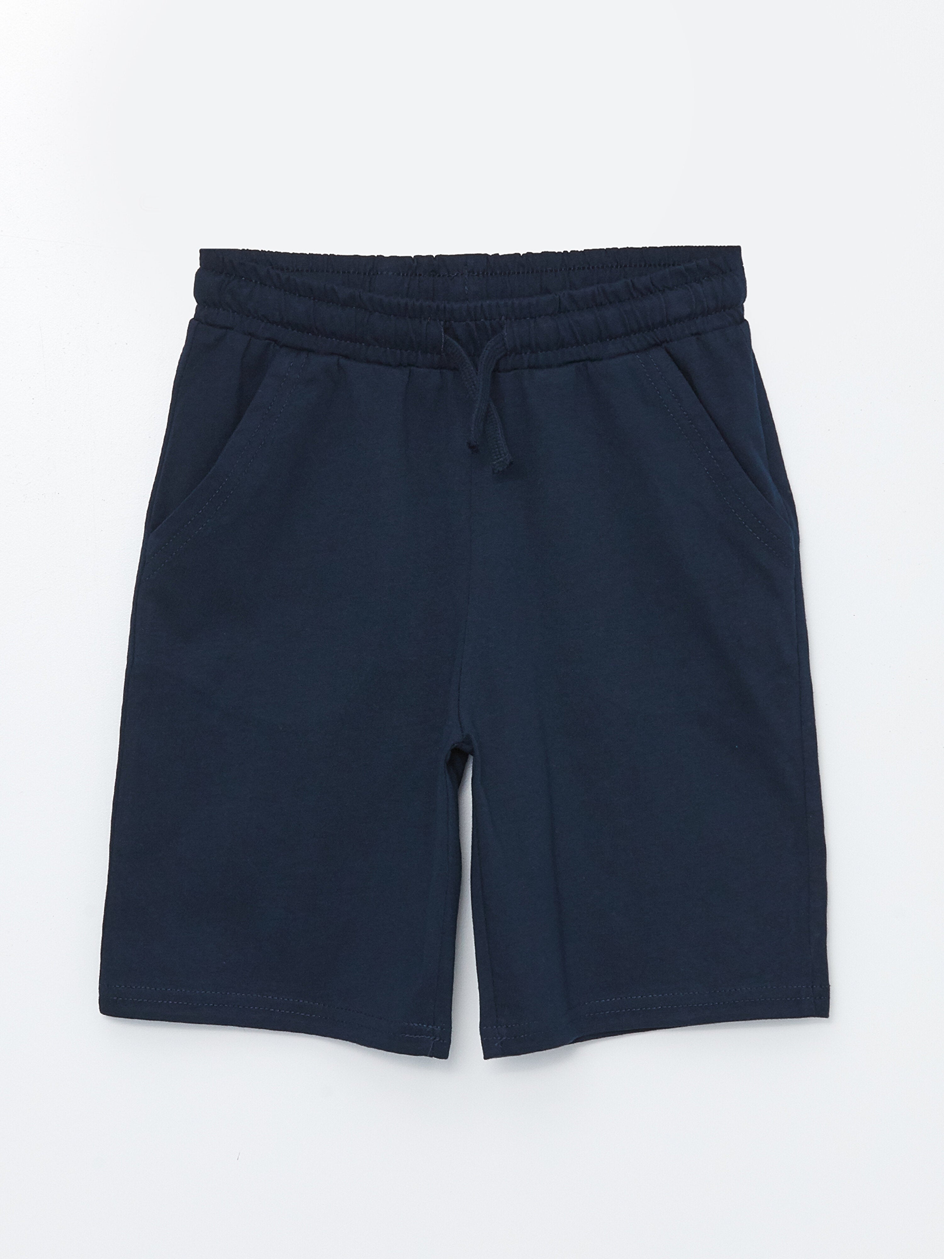 Basic Boy Shorts with Elastic Waist