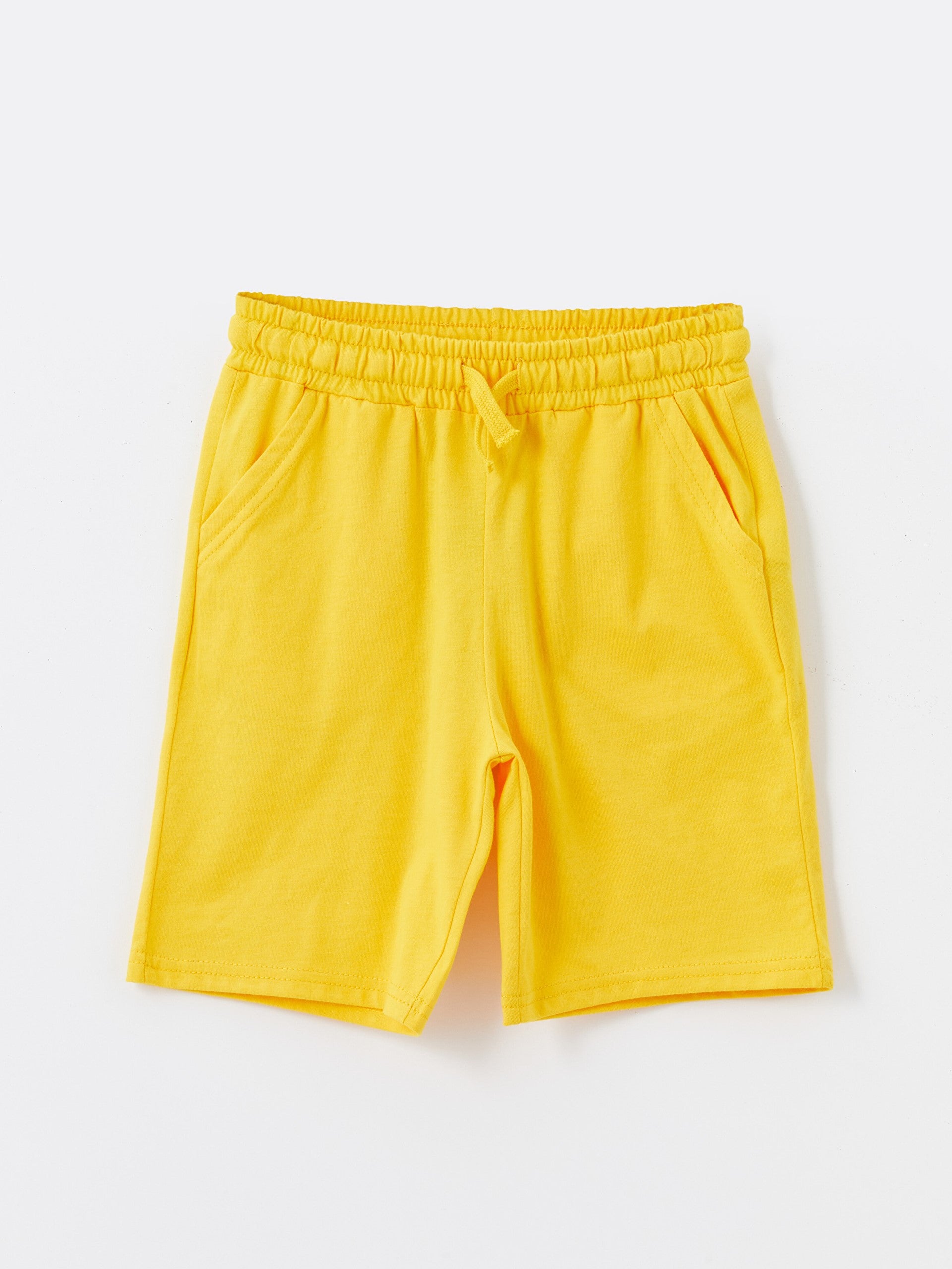 Basic Boy Shorts with Elastic Waist