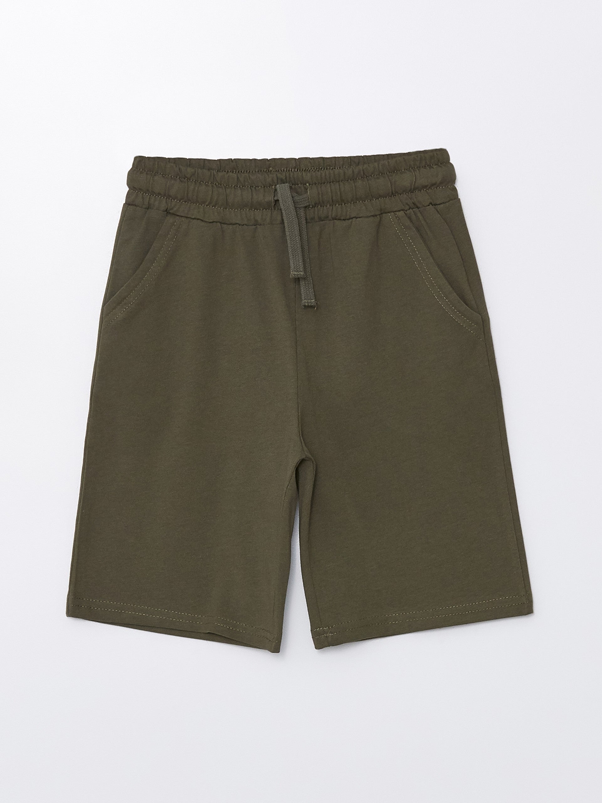 Basic Boy Shorts with Elastic Waist
