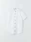 Collar Basic Short Sleeve Boys Shirt
