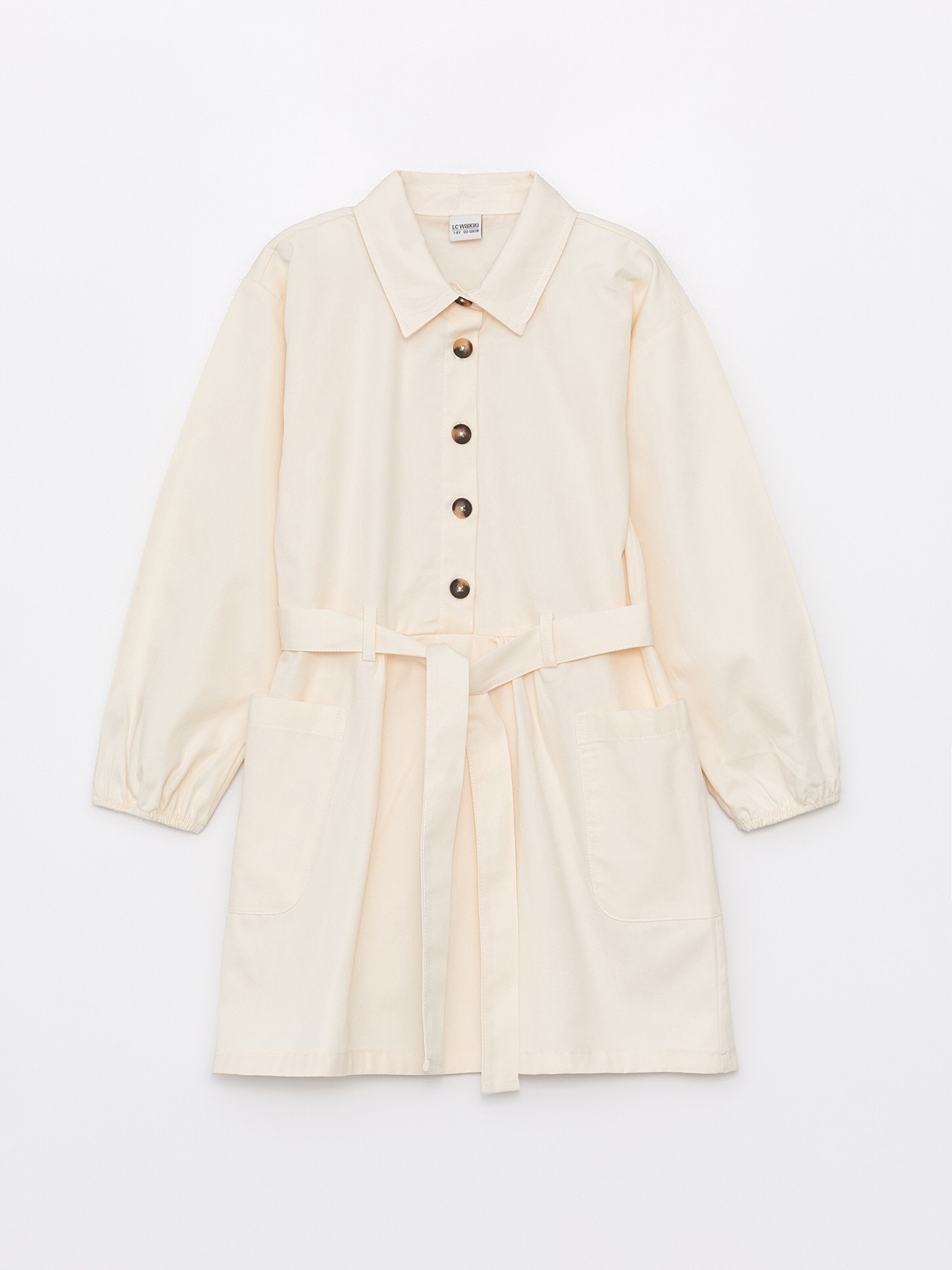 Long Sleeve Girls Shirt Dress