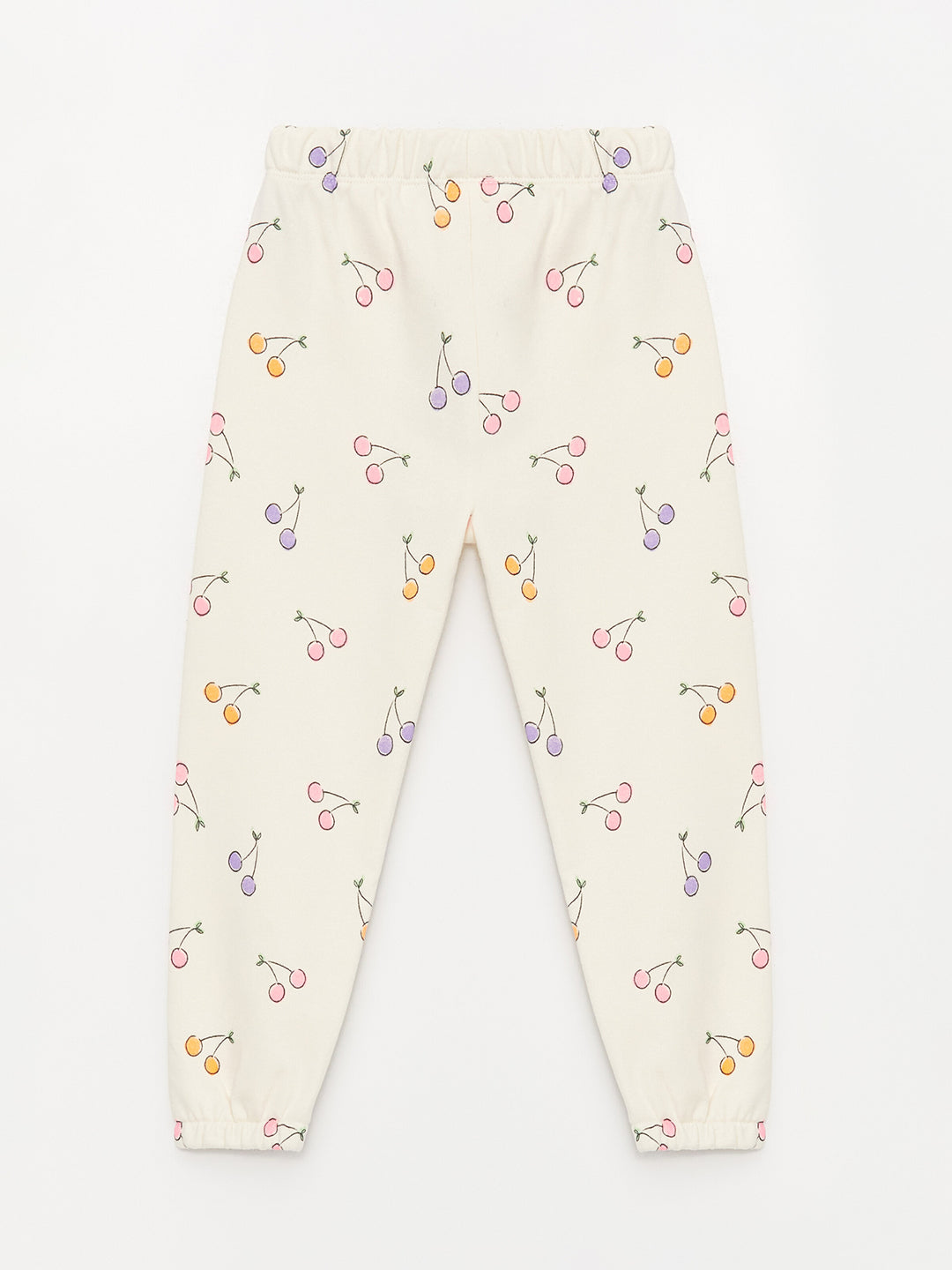 Printed Baby Girls Tracksuit Bottom With Elastic Waist