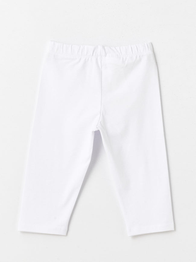 Elastic Waist Basic Girls Leggings Main Image