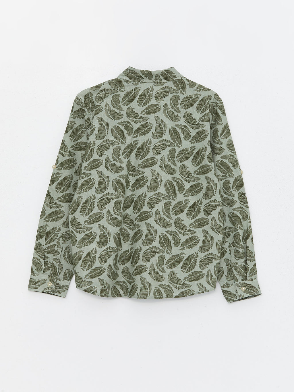 Patterned Long Sleeve Boys Shirt