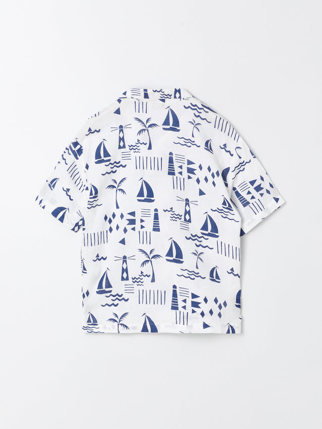 Comfortable Pattern Patterned Boys Shirt Main Image