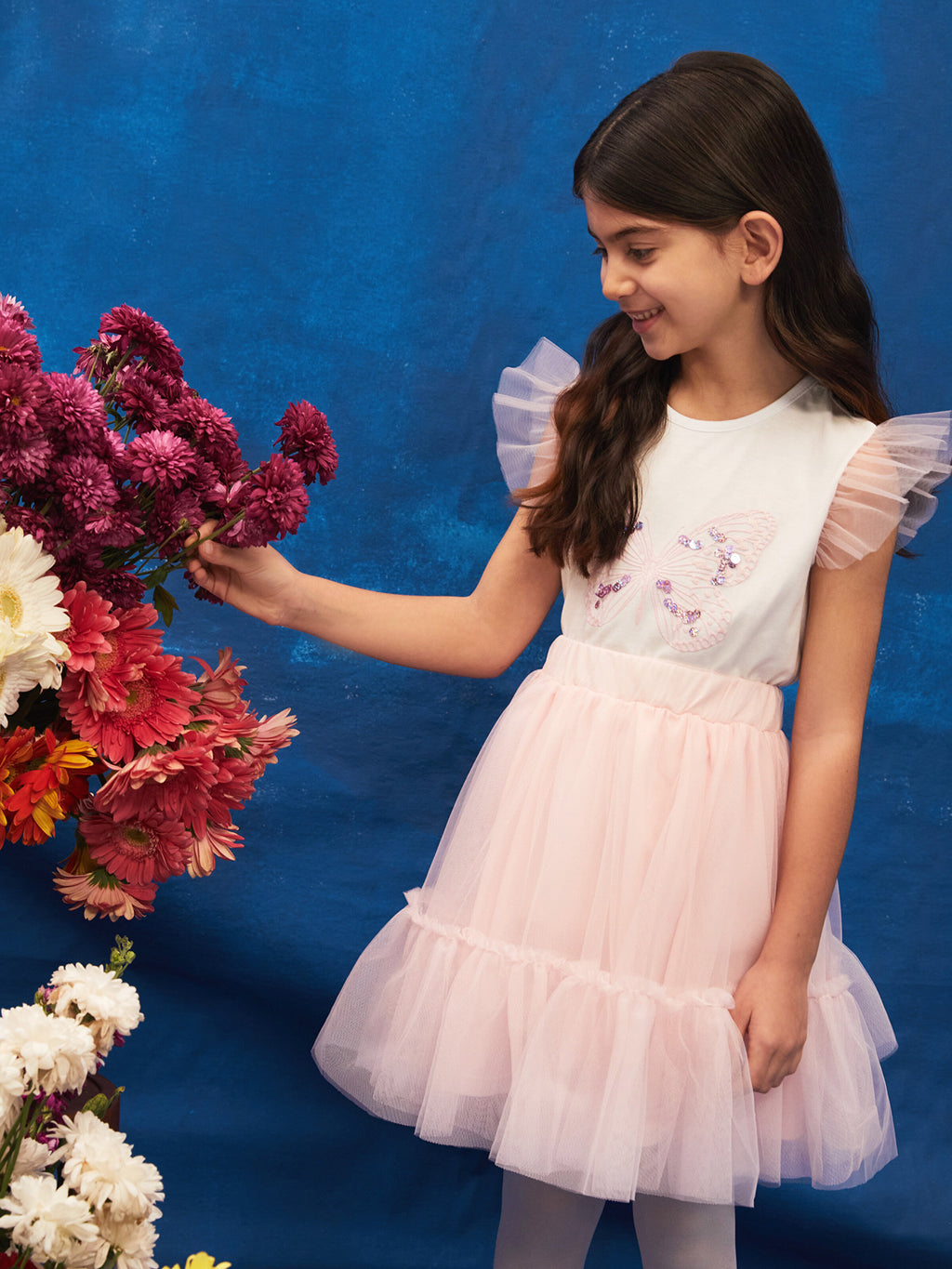 Girls Tutu Skirt With Elastic Waist