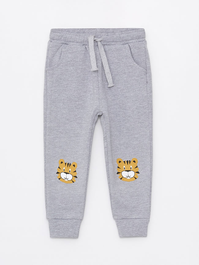 Baby Boy Sweatpants With Elastic Waist Hover Image