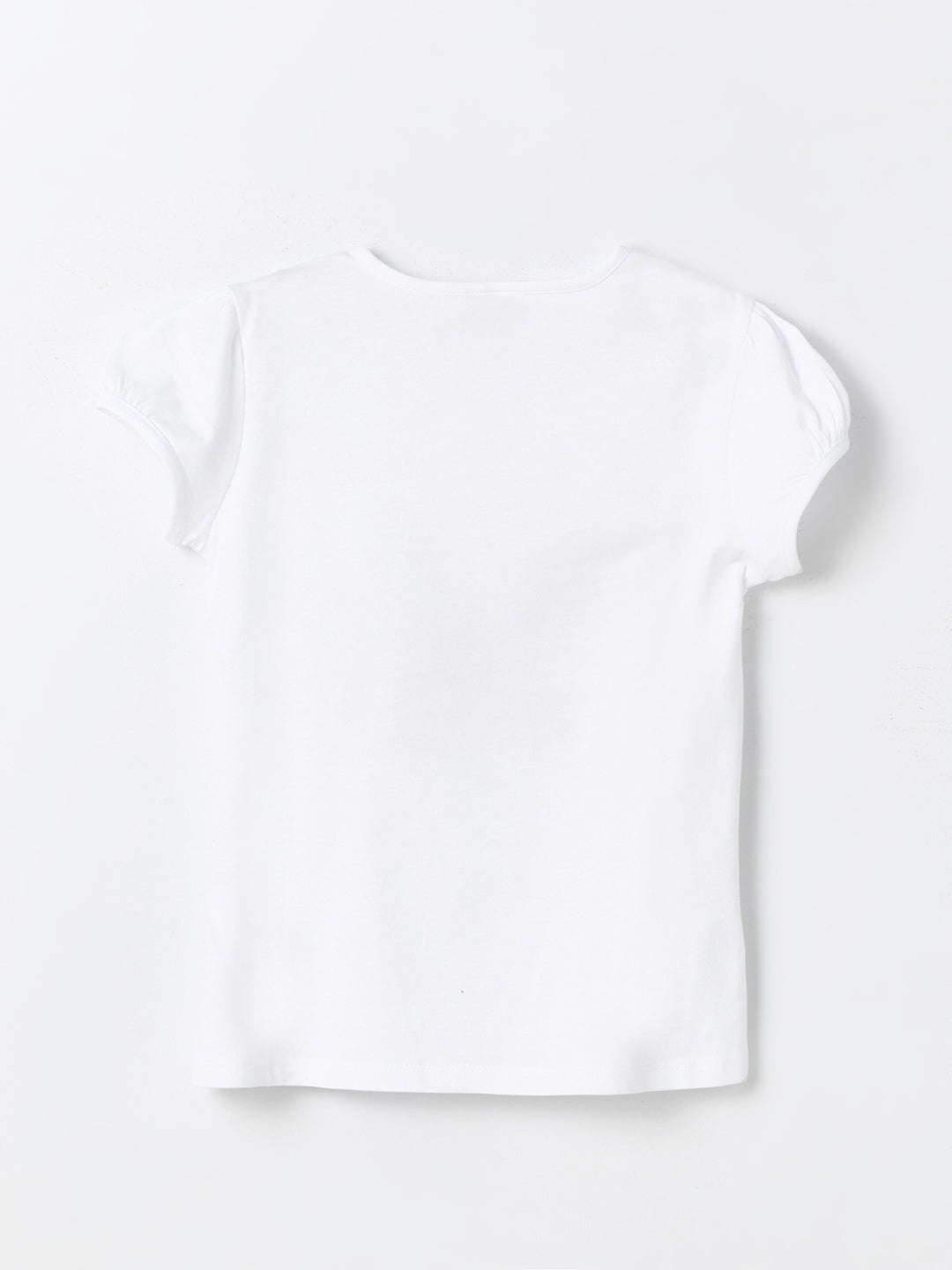 Crew Neck Reversible Sequined Short Sleeve Girls T-Shirt
