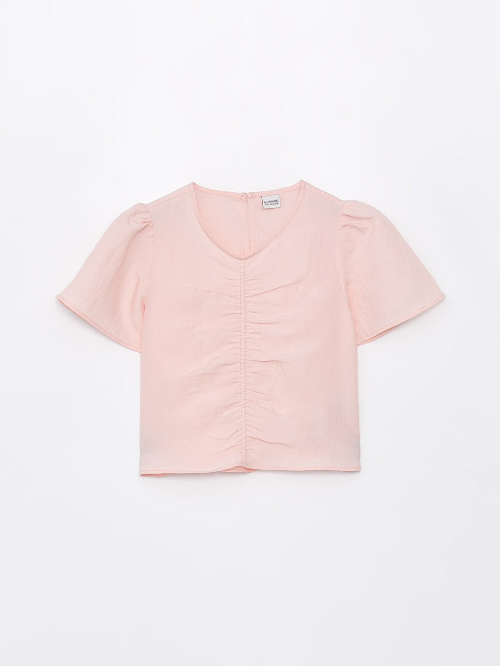 V-neck Girls Crop Blouse