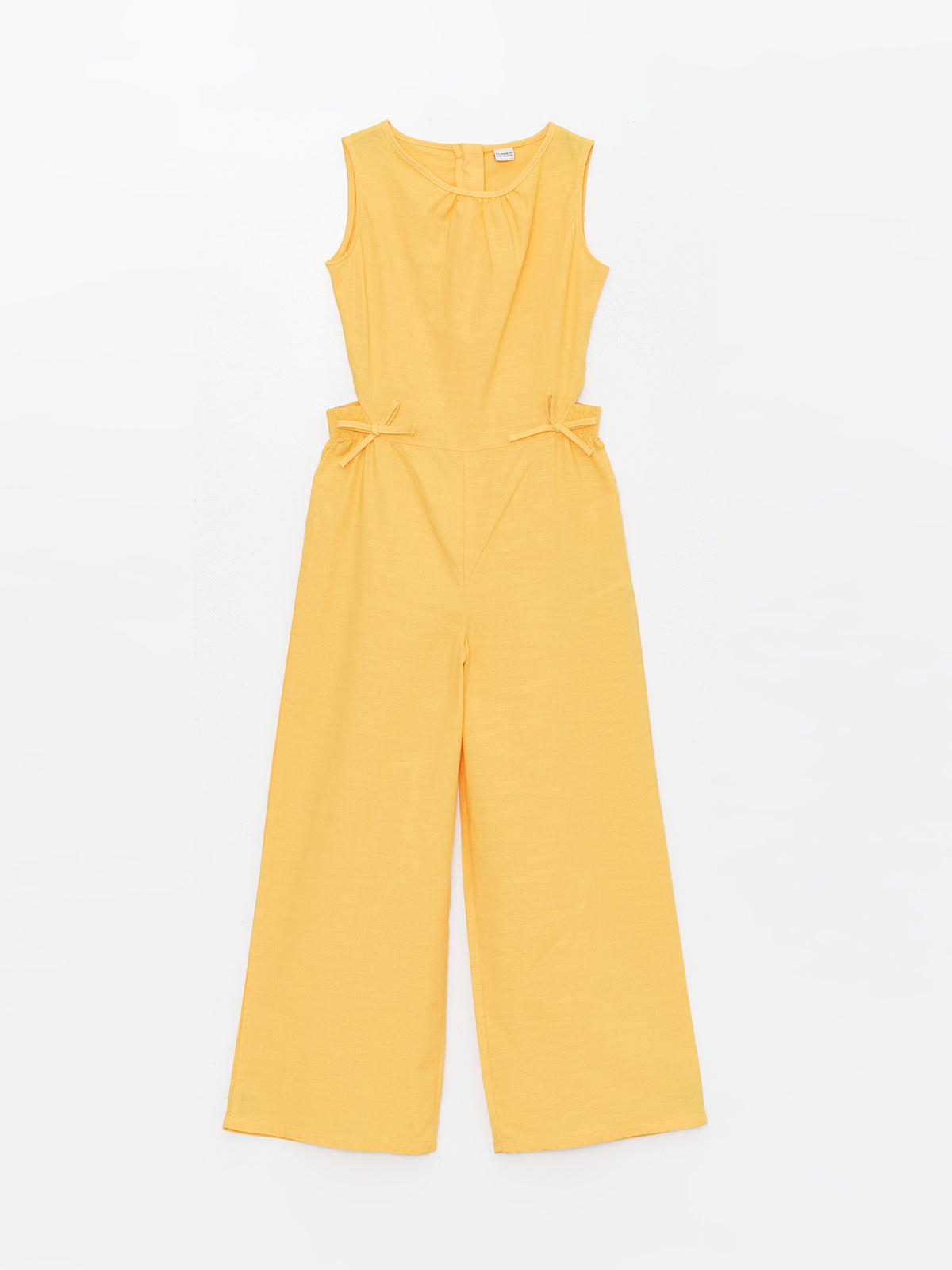 Crew Neck Girls Jumpsuit
