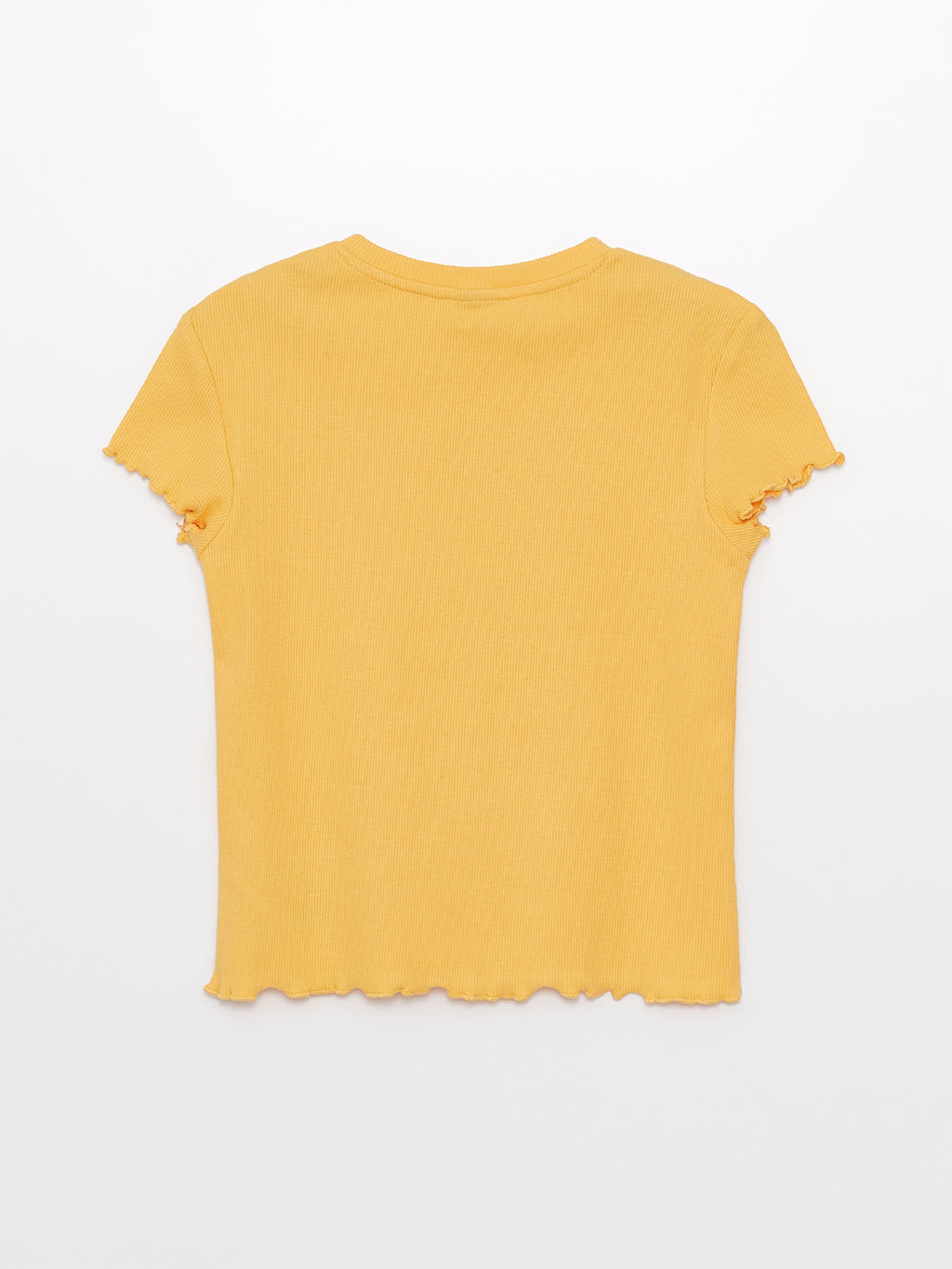 Crew Neck Embroidered Short Sleeve Girls T-Shirt