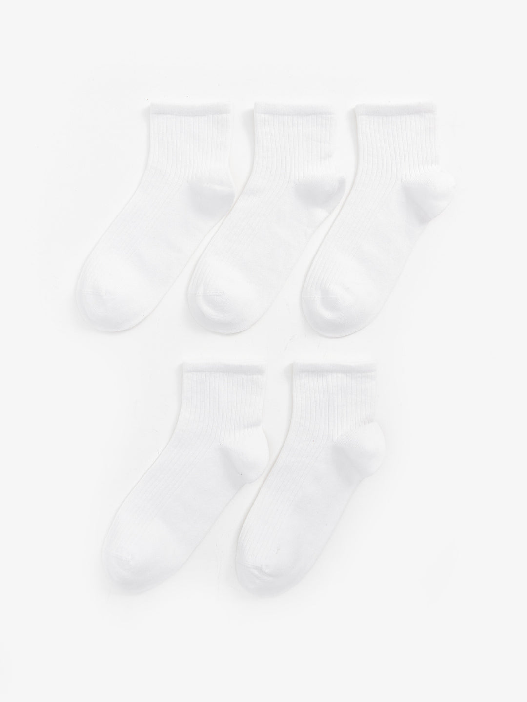 Women Flat Socks 5 Pack