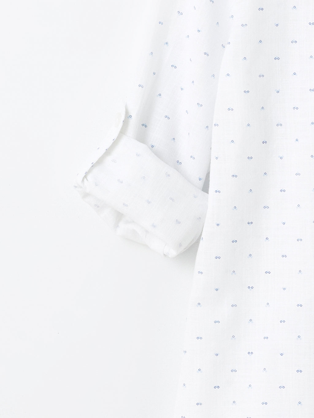 Patterned Long Sleeve Boys Shirt