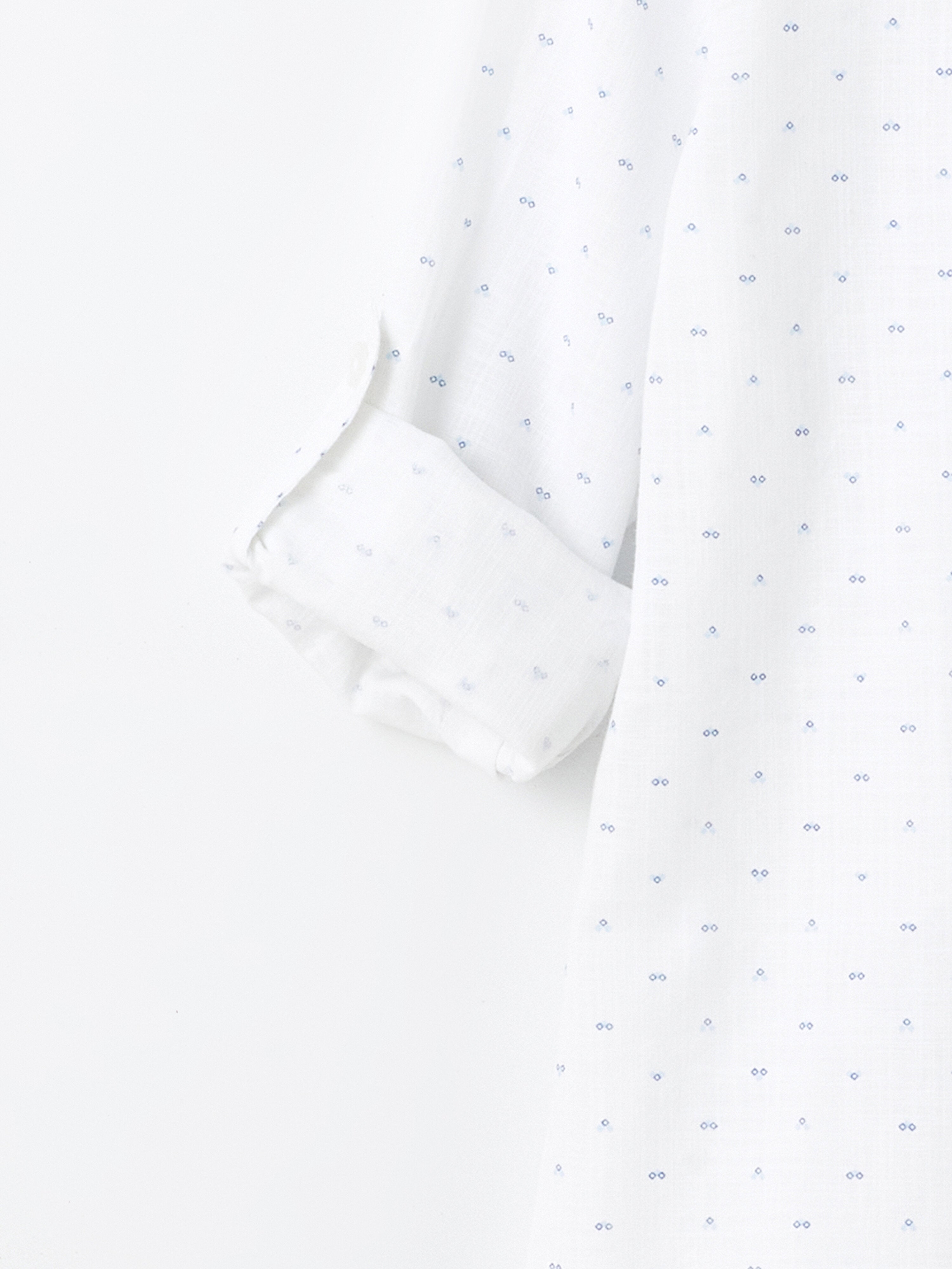 Patterned Long Sleeve Boys Shirt