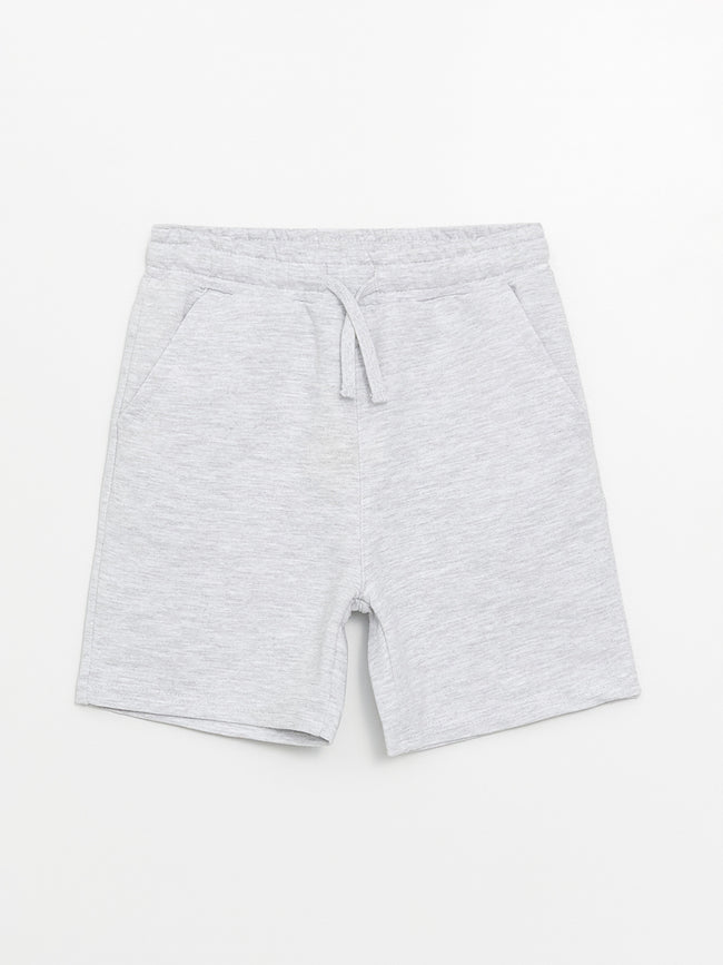Basic Boy Shorts With Elastic Waist Hover Image