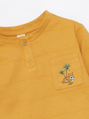 Crew Neck Long Sleeve Baby Boy T-Shirt