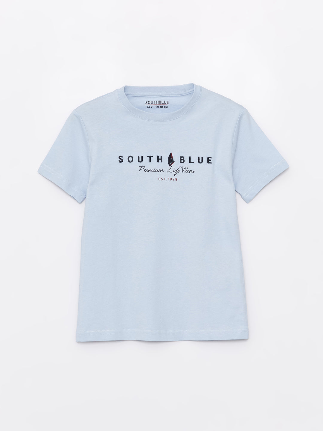 Southblue Crew Neck Printed Short Sleeve Boys T-Shirt