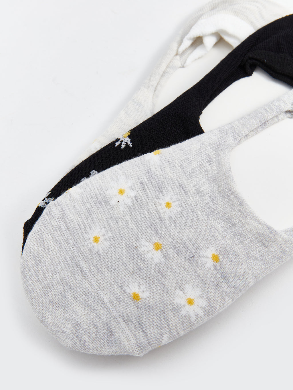 Patterned Women Ballerina Socks 3 Pack