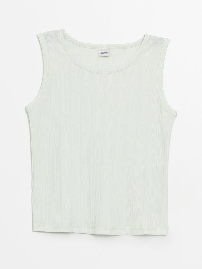 Crew Neck Girls Undershirt Hover Image