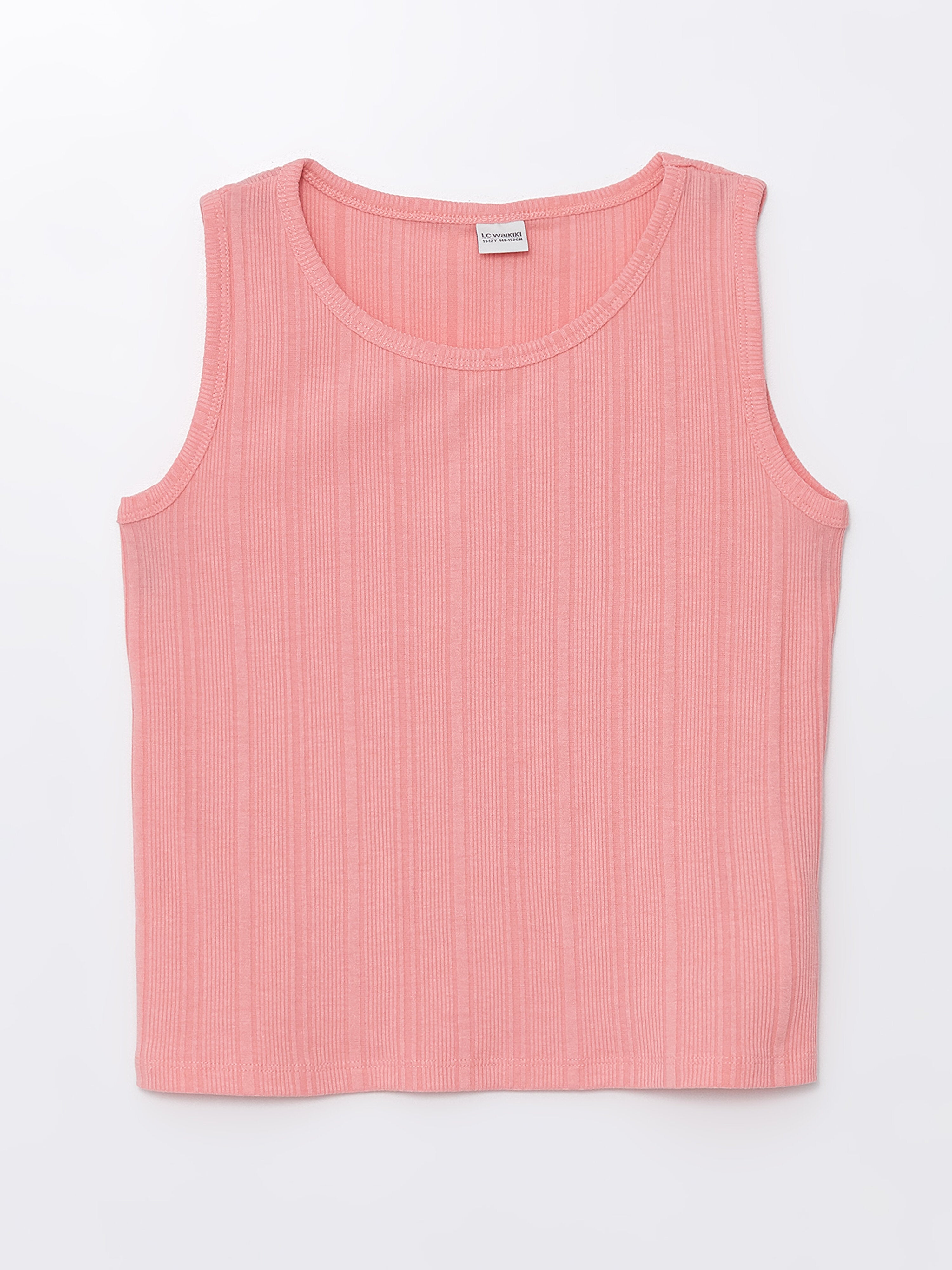 Crew Neck Girls Undershirt