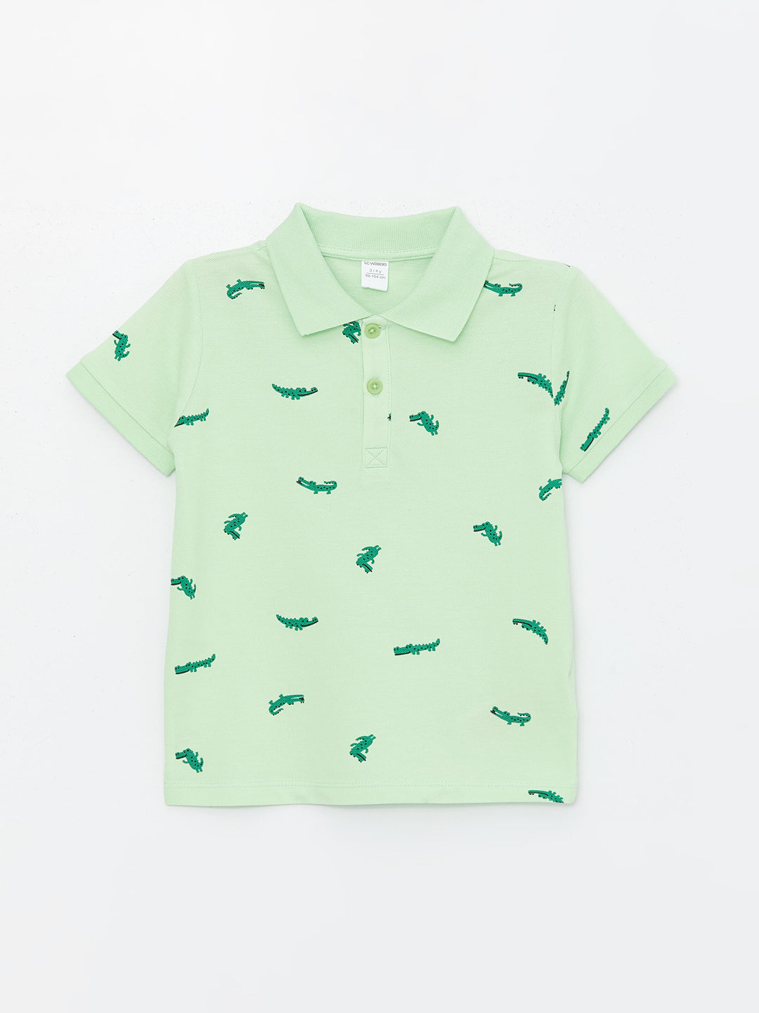 Polo Neck Printed Baby Boy T-Shirt