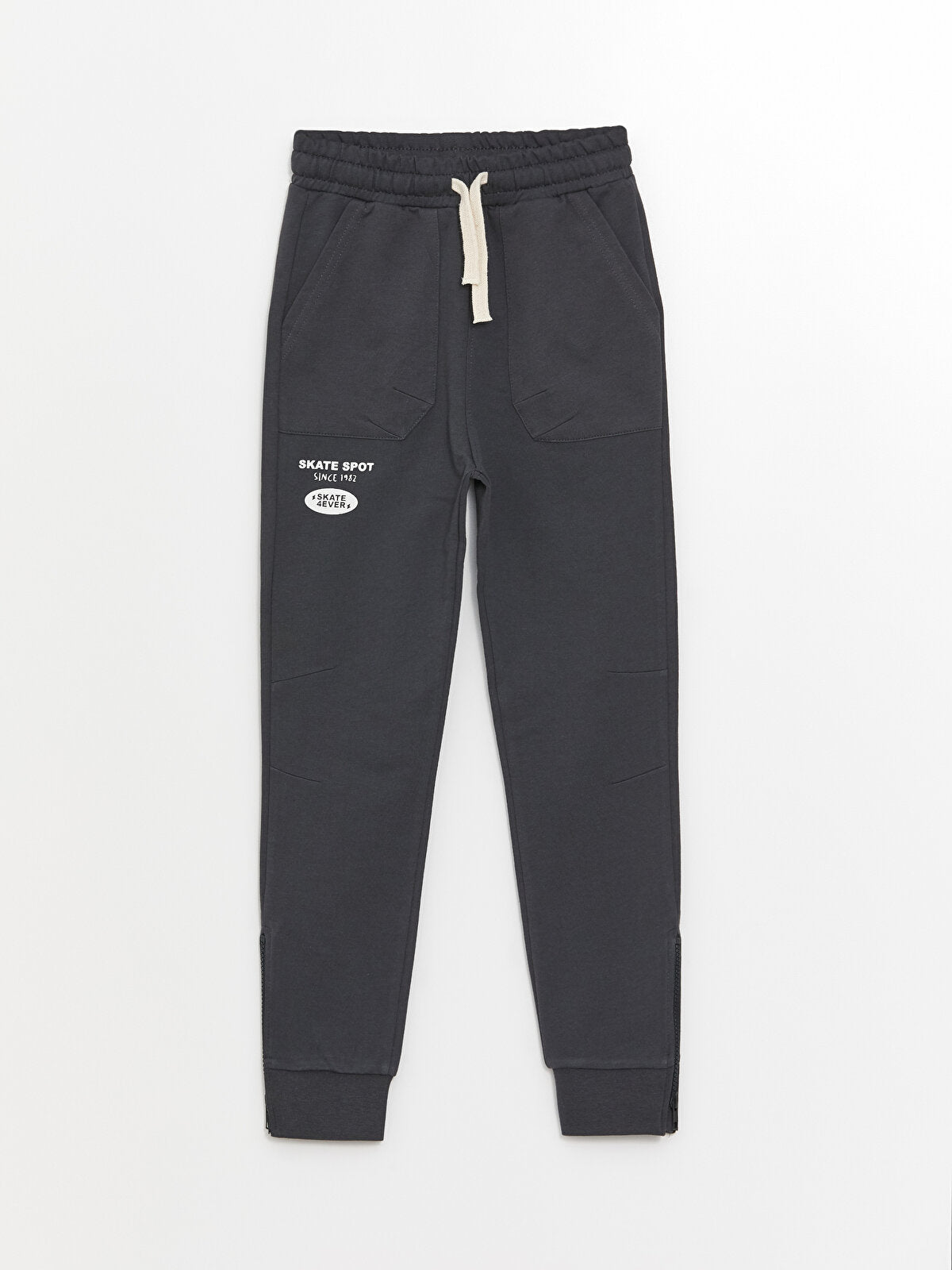 Printed Boys' Jogger Sweatpants with Elastic Waist